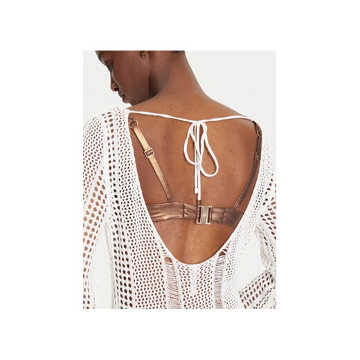 Hunkemöller Sukienka plażowa Crochet 206710 Beżowy Regular Fit Hunkemöller L MODIVO