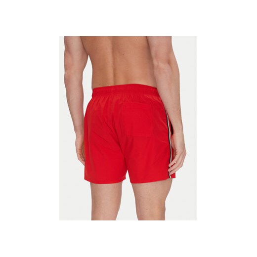 BOSS Szorty kąpielowe Iconic 50491594 Czerwony Regular Fit M MODIVO