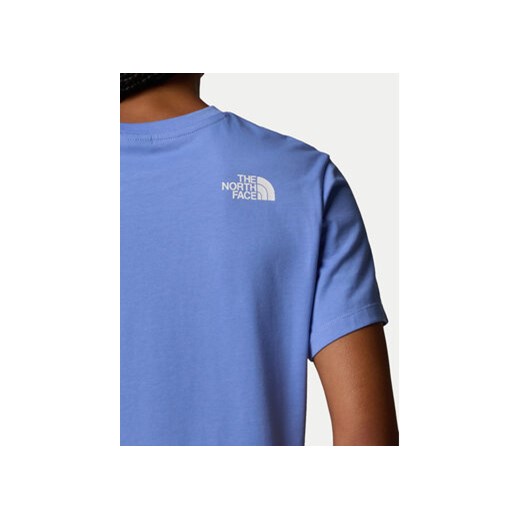 The North Face T-Shirt Simple Dome NF0A87U4 Niebieski Loose Fit The North Face XL MODIVO