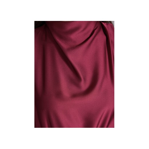 Swing Sukienka koktajlowa 5AI13700 Bordowy Regular Fit Swing 36 MODIVO