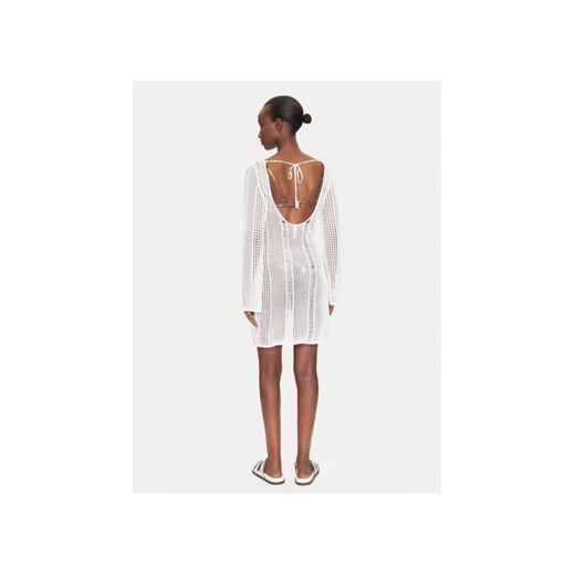 Hunkemöller Sukienka plażowa Crochet 206710 Beżowy Regular Fit Hunkemöller L MODIVO