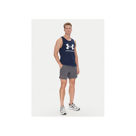 Under Armour Tank top Ua Sportstyle Logo Tank 1382883 Granatowy Loose Fit Under Armour L MODIVO