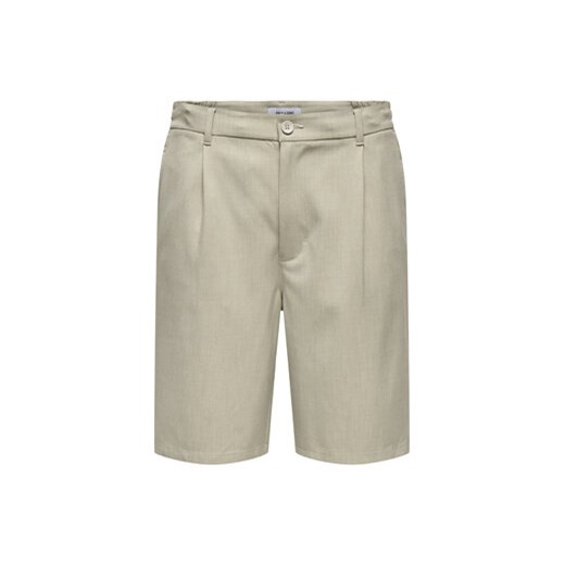 Only & Sons Szorty materiałowe Lou 22032473 Beżowy Regular Fit Only & Sons XXL MODIVO