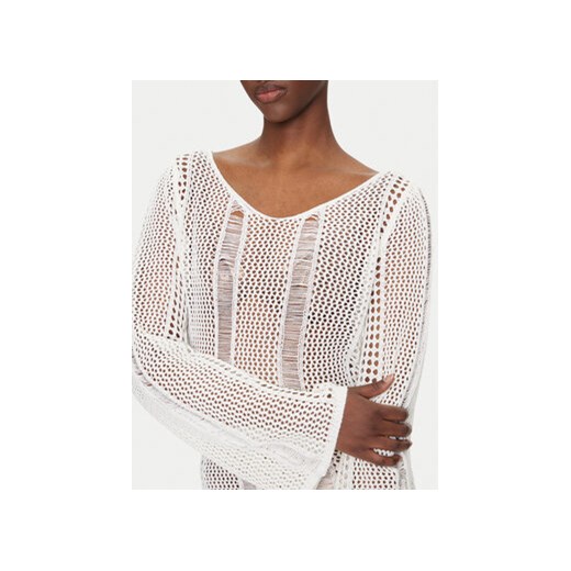Hunkemöller Sukienka plażowa Crochet 206710 Beżowy Regular Fit Hunkemöller S MODIVO