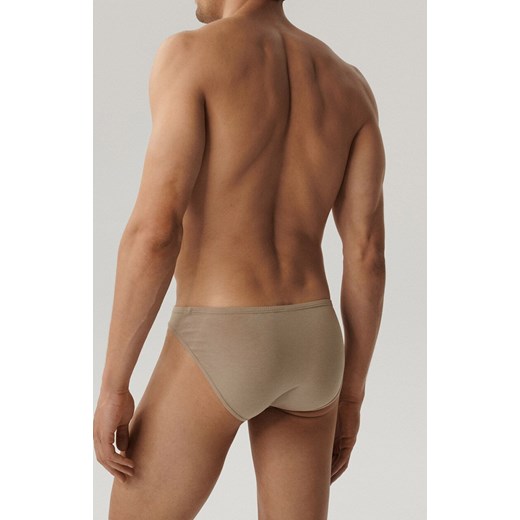 Atlantic 2-pack slipy męskie mini 2BMP-014-Beżowy, Kolor beżowy, Rozmiar S, M Primodo