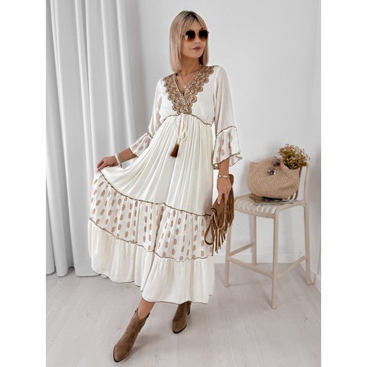 sukienka nathalie ecru one size ONE SIZE UBRA