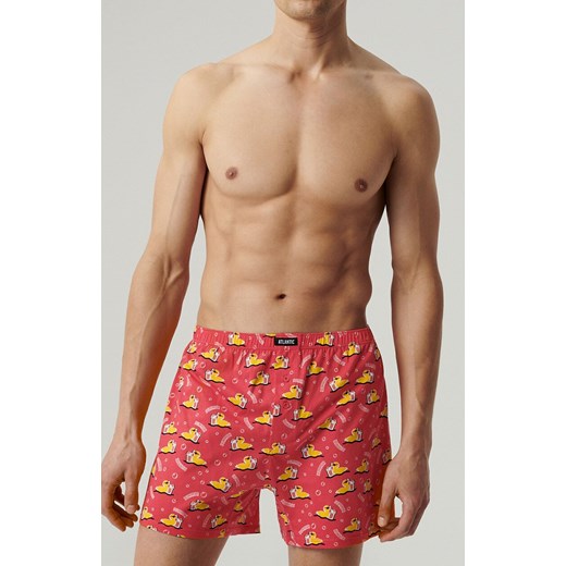 Atlantic 2-pack bokserki męskie luźne 2MBH-007 GRA/ROZ, Kolor granatowo-różowy, Rozmiar S, ATLANTIC ze sklepu Intymna w kategorii Majtki męskie - zdjęcie 179673086