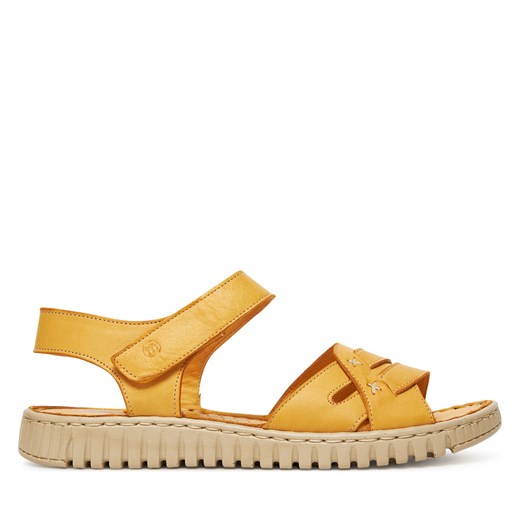 Sandały Manitu 910145 Żółty Manitu 39 eobuwie.pl