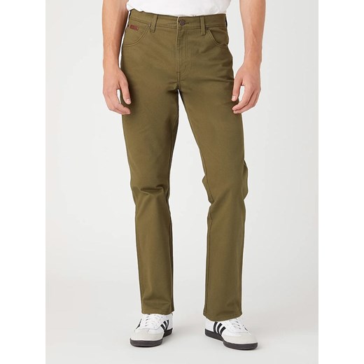 Wrangler Spodnie w kolorze oliwkowym Wrangler W33/L32 promocyjna cena Limango Polska