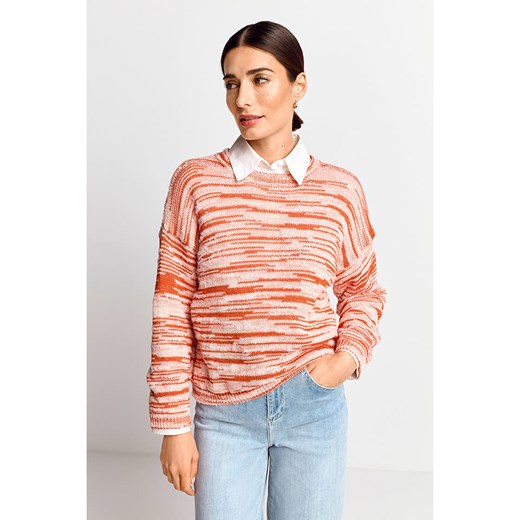 Rich &amp; Royal Sweter w kolorze czerwono-jasnoróżowym Rich & Royal M okazyjna cena Limango Polska