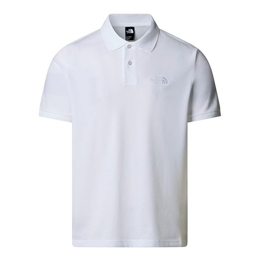 Koszulka męska The North Face Essential Regular Polo 0A8C1PFN41 - biała ze sklepu streetstyle24.pl w kategorii T-shirty męskie - zdjęcie 179673617