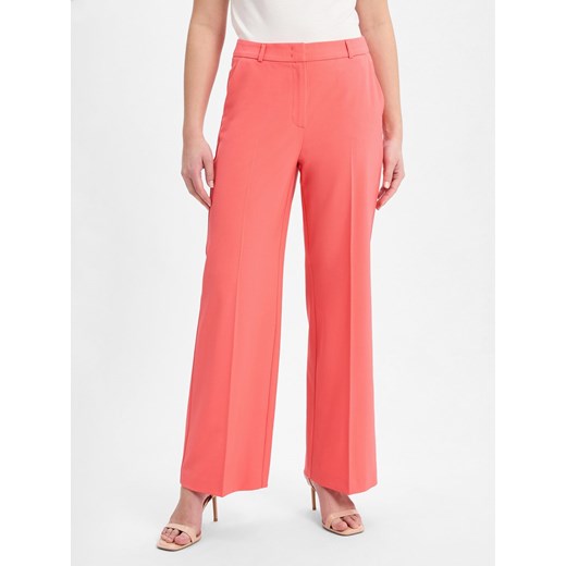 comma Damskie spodnie materiałowe Kobiety koralowy jednolity ze sklepu vangraaf w kategorii Spodnie damskie - zdjęcie 179674885