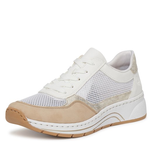 Sneakersy Rieker N6503-80 Biały Rieker 38 eobuwie.pl