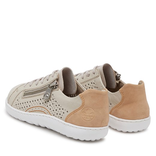 Sneakersy Rieker 52824-60 Beżowy Rieker 42 eobuwie.pl