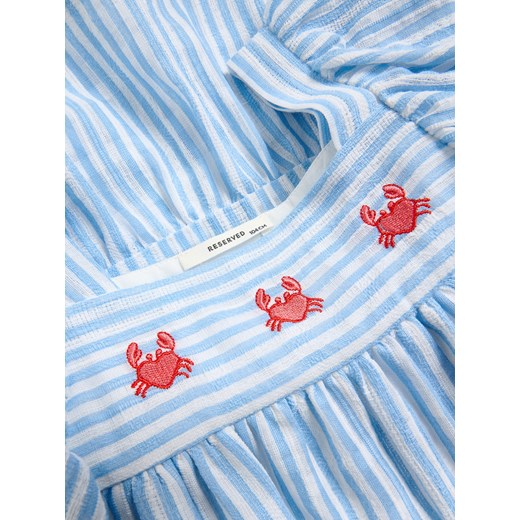 Reserved - Sukienka w paski - wielobarwny Reserved 104 (3-4 lata) Reserved