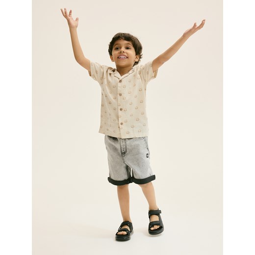 Reserved - Jeansowe szorty - jasnoszary Reserved 80 (9-12 m.) Reserved