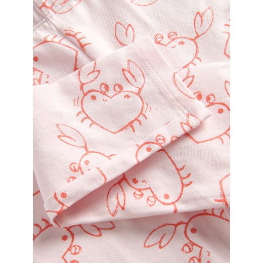 Reserved - Wzorzyste legginsy - pastelowy róż Reserved 86 (12-18 m.) Reserved