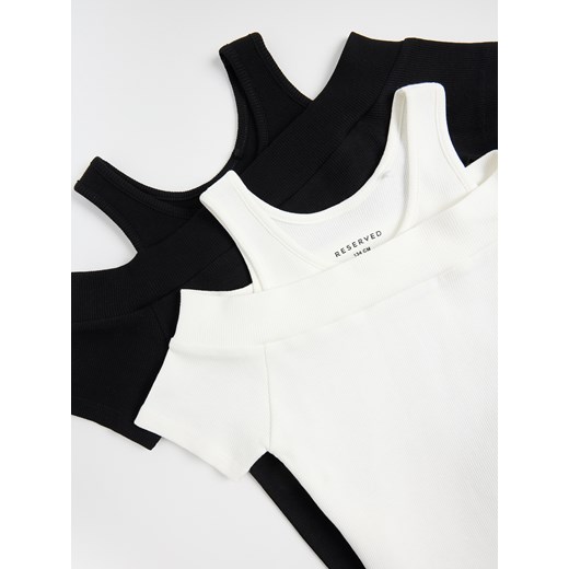 Reserved - Bluzka z odkrytymi ramionami - czarny Reserved 146 (10 lat) Reserved