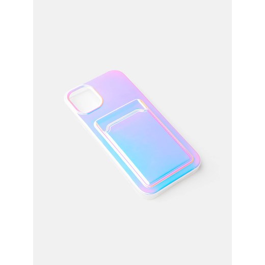 Sinsay - Etui na iPhone 12/12 PRO z efektem holo - biały Sinsay One Size Sinsay