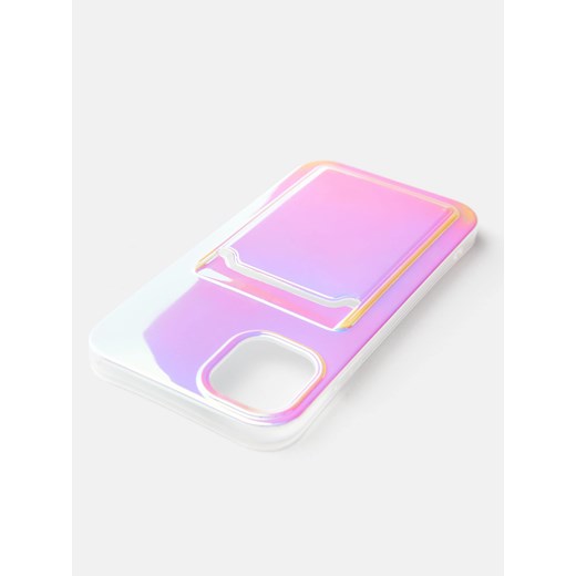 Sinsay - Etui na iPhone 12/12 PRO z efektem holo - biały Sinsay One Size Sinsay