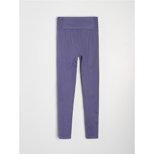 Sinsay - Legginsy sportowe z ozdobnymi przeszyciami - fioletowy Sinsay XS/S Sinsay