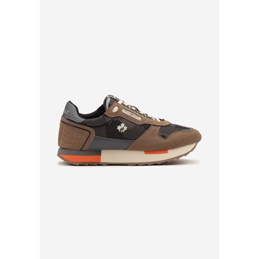 Moro Buty Sportowe Sneakersy z Ozdobnymi Wstawkami Vevilira ze sklepu born2be.pl w kategorii Buty sportowe męskie - zdjęcie 179680316