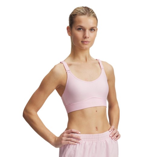 Biustonosz treningowy Under Armour UA Infinity Mid 2.0 Bra - różowy ze sklepu Sportstylestory.com w kategorii Biustonosze - zdjęcie 179680869