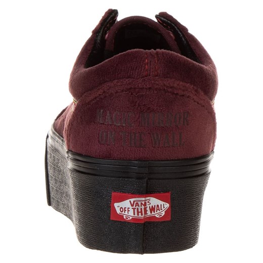 Trampki damskie Vans old skool z tkaniny na platformie wiązane
