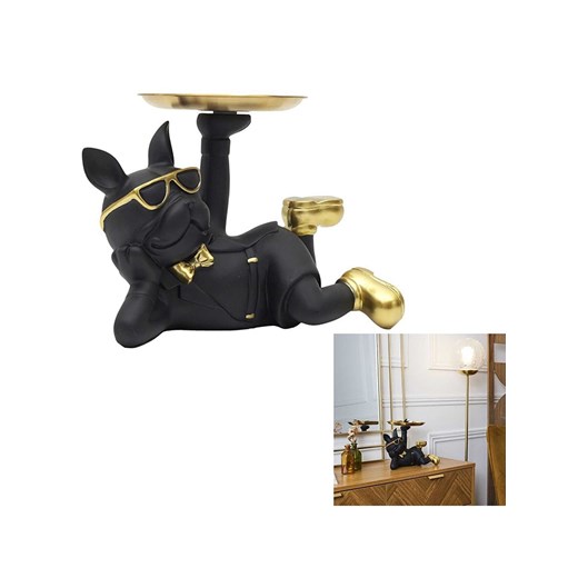 The Concept Factory Figurka dekoracyjna w kolorze złoto-czarnym - wys. 17 cm ze sklepu Limango Polska w kategorii Dekoracje - zdjęcie 179681955