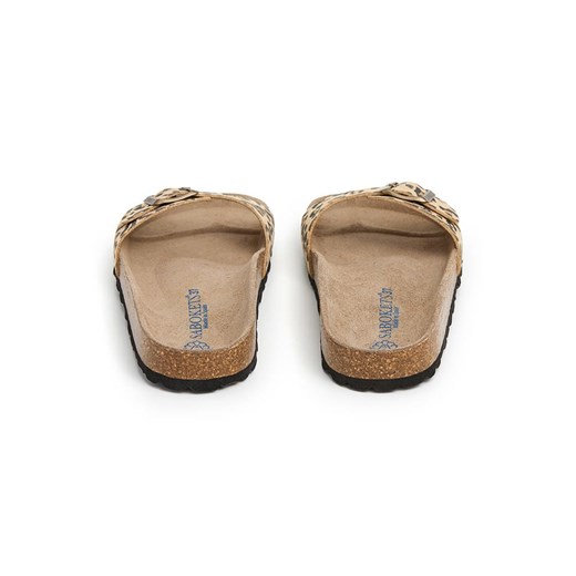 Klapki damskie Sabokets casual płaskie bez zapięcia 