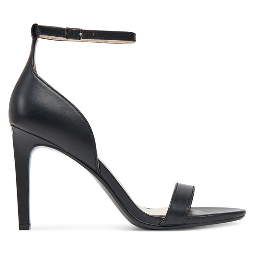Sandały Calvin Klein Heel Sandal 90 - Lth HW0HW02337 Czarny Calvin Klein 38 eobuwie.pl