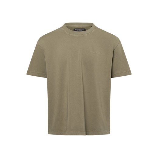 Marc O'Polo Koszulka męska Mężczyźni Bawełna oliwkowy jednolity ze sklepu vangraaf w kategorii T-shirty męskie - zdjęcie 179688625