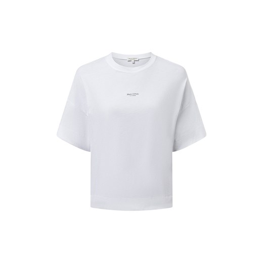 Marc O'Polo Koszulka damska Kobiety Bawełna biały jednolity ze sklepu vangraaf w kategorii Bluzki damskie - zdjęcie 179688659