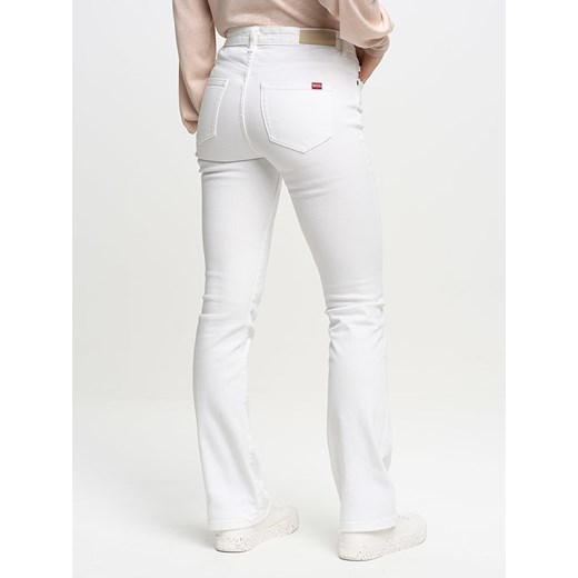 BIG STAR Dżinsy - Slim fit - w kolorze białym W27/L32 okazja Limango Polska