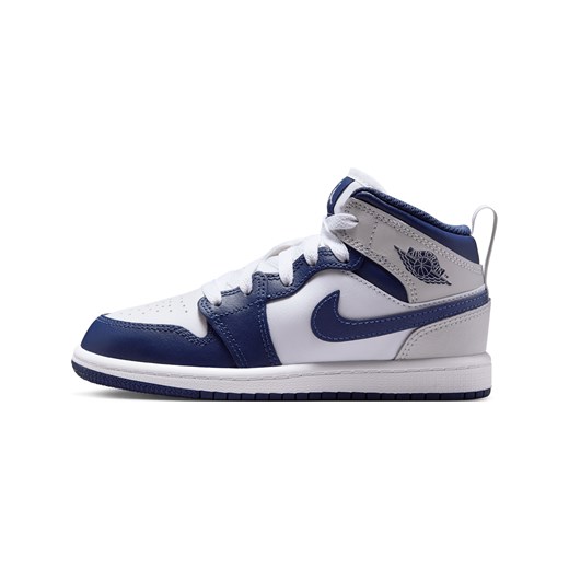 Buty dla małych dzieci Jordan 1 Mid - Biel ze sklepu Nike poland w kategorii Buty sportowe dziecięce - zdjęcie 179689747