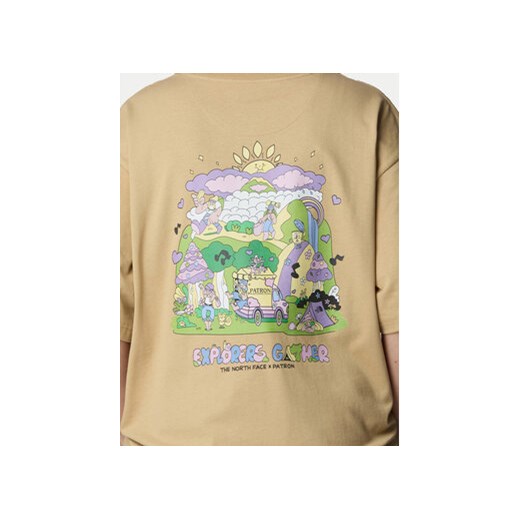 Bluzka damska The North Face z krótkim rękawem w sportowym stylu z okrągłym dekoltem sportowa 