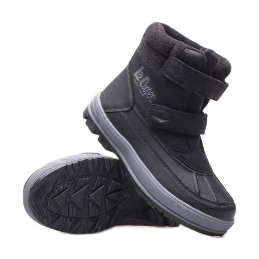 Buty Lee Cooper LCJ-23-01-2057K czarne ze sklepu ButyModne.pl w kategorii Buty zimowe dziecięce - zdjęcie 179691467