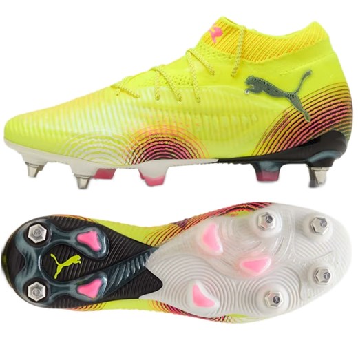Buty piłkarskie Puma Future 8 Ultimate MxSG 108188-03 żółte ze sklepu ButyModne.pl w kategorii Buty sportowe męskie - zdjęcie 179691556