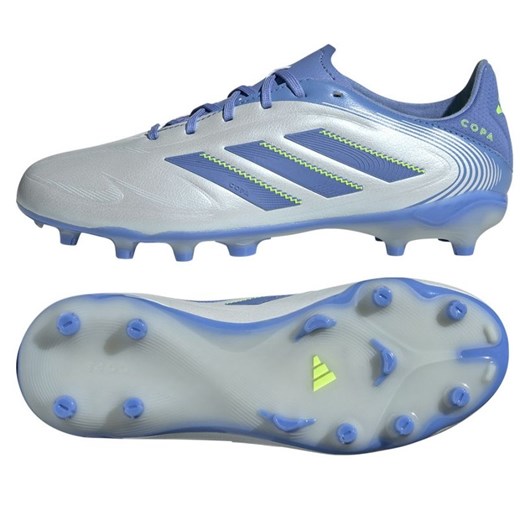 Buty piłkarskie adidas Copa Pure Iii League FG/MG IE1195 niebieskie ze sklepu ButyModne.pl w kategorii Buty sportowe dziecięce - zdjęcie 179691558