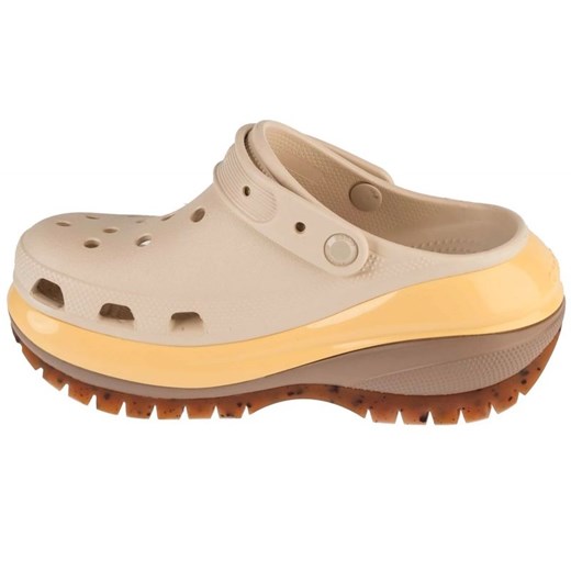 Klapki damskie Crocs na płaskiej podeszwie z gumy casual 