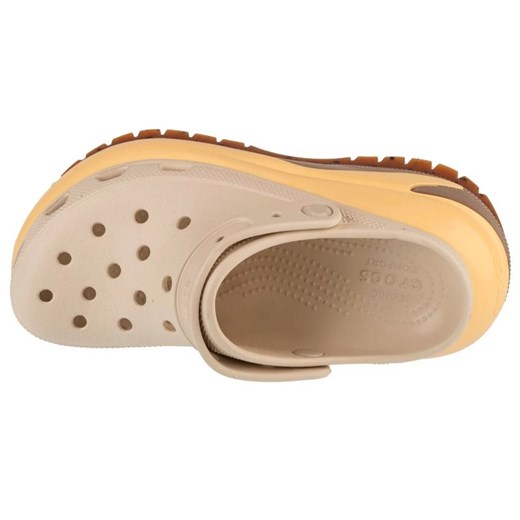Klapki damskie Crocs beżowe casual 