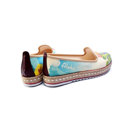 Espadryle damskie Goby casual w nadruki 