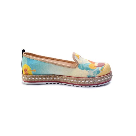 Espadryle damskie Goby z tkaniny na lato casual 
