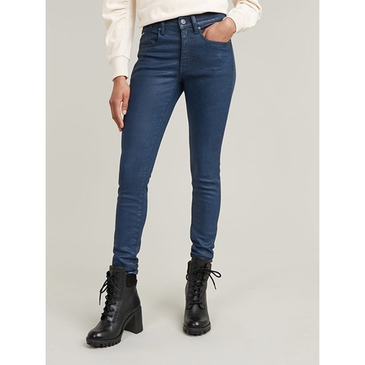 G-Star Dżinsy &quot;Lhana&quot; - Skinny fit - w kolorze niebieskim ze sklepu Limango Polska w kategorii Jeansy damskie - zdjęcie 179692905
