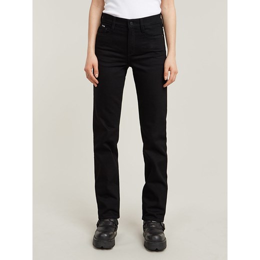 G-Star Dżinsy &quot;Strace&quot; - Straight fit - w kolorze czarnym ze sklepu Limango Polska w kategorii Jeansy damskie - zdjęcie 179693757