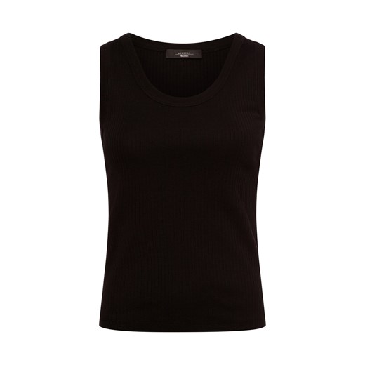 Weekend Max Mara Top damski Kobiety Bawełna czarny wypukły wzór tkaniny ze sklepu vangraaf w kategorii Bluzki damskie - zdjęcie 179695417