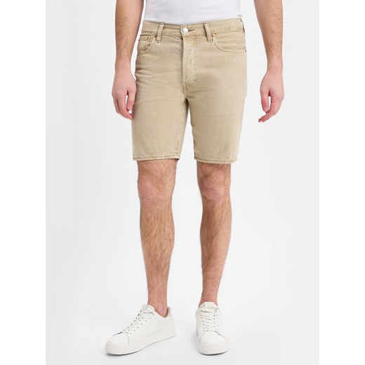 Levi's Szorty - 501 Mężczyźni Bawełna melanżowy jednolity ze sklepu vangraaf w kategorii Spodenki męskie - zdjęcie 179695438