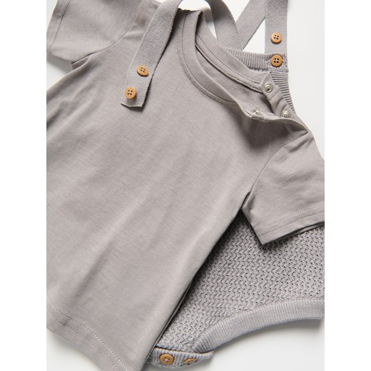 Reserved - Bawełniany komplet - ciemnoszary Reserved 62 (1-3 m.) Reserved