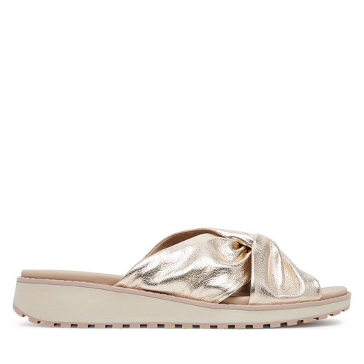 Klapki Caprice 9-27202-42 Złoty Caprice 41 eobuwie.pl