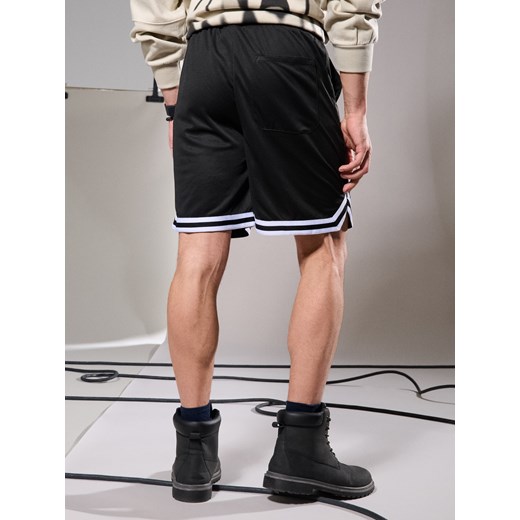 Sinsay - Szorty w stylu koszykarskim - czarny Sinsay 3XL Sinsay